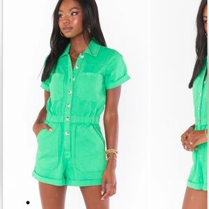 MuMu Cannon Romper Green Size Xs